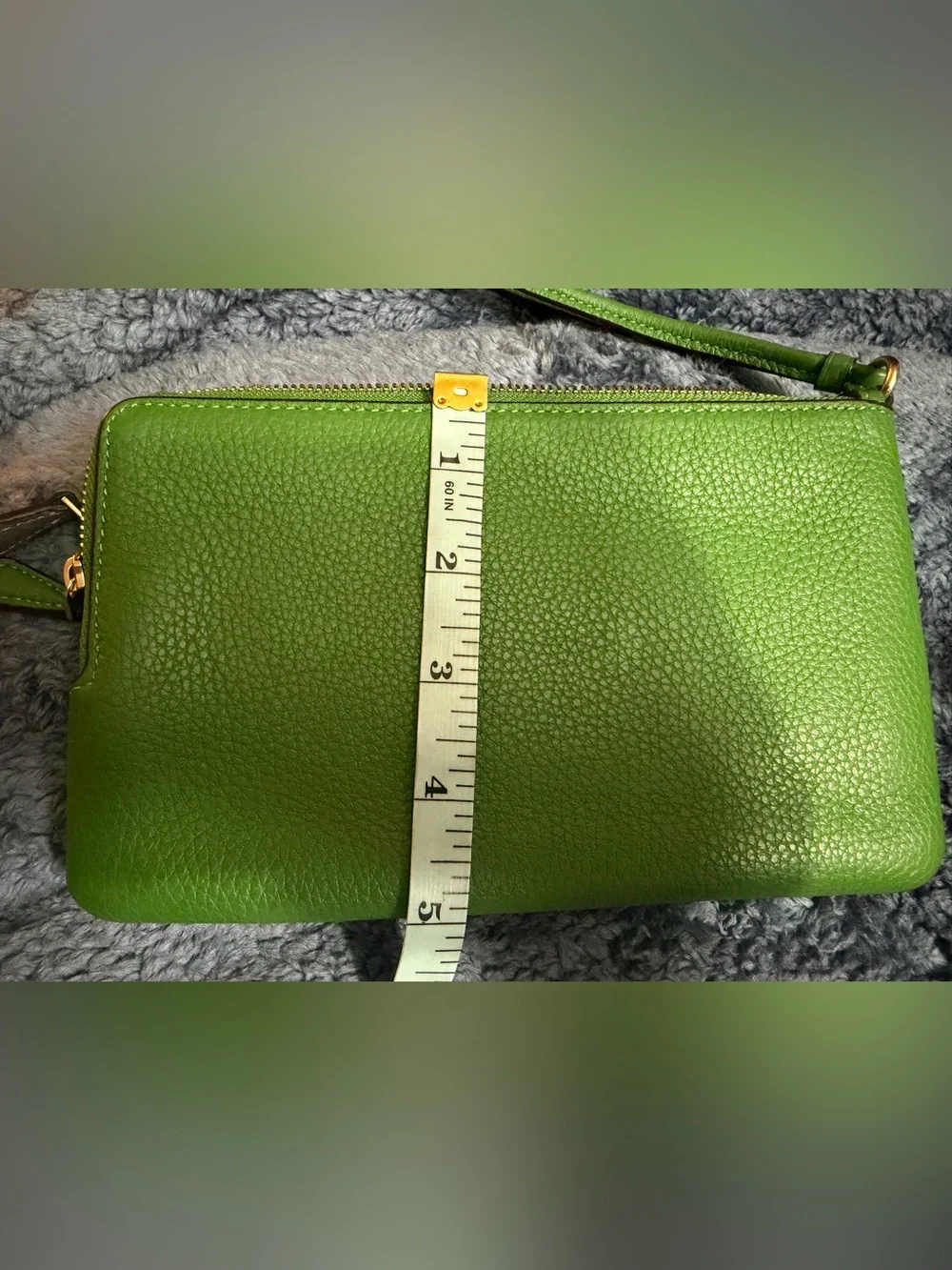 Coach Double Zip Wallet in Colorblock Pebbled Leather (Style C7368)